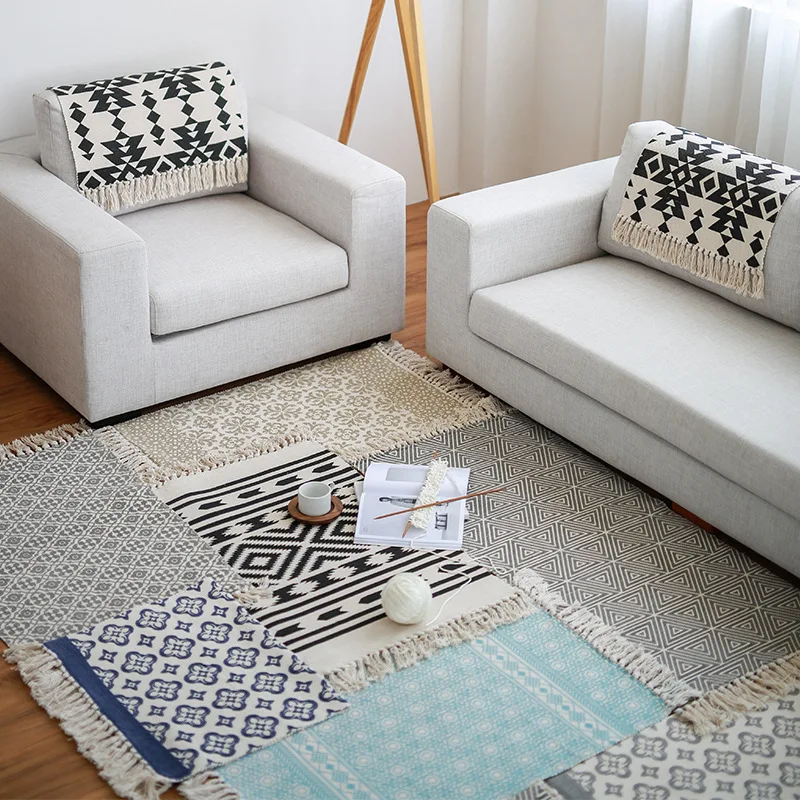 Handwoven Breathable Floor Mat Area Rug Indoor Outdoor Entrance Handwoven Breathable Floor Mat Area Rug Indoor Outdoor Entrance Sofa Slipcover Table Cover Chair Pad Kitchen Bath In Tablecloths From Home