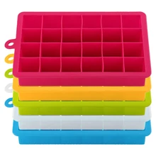 Силиконовый поддон для льда BPA-free гибкий детский еды, конфет шоколадная форма 24 полости кухонный инструмент