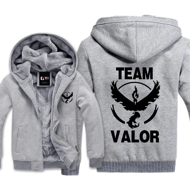 7 Новые толстовки с капюшоном Moltres Team Valor Pokemon, мужские повседневные куртки с капюшоном, плащ, шаль, мужская теплая одежда - Цвет: 7
