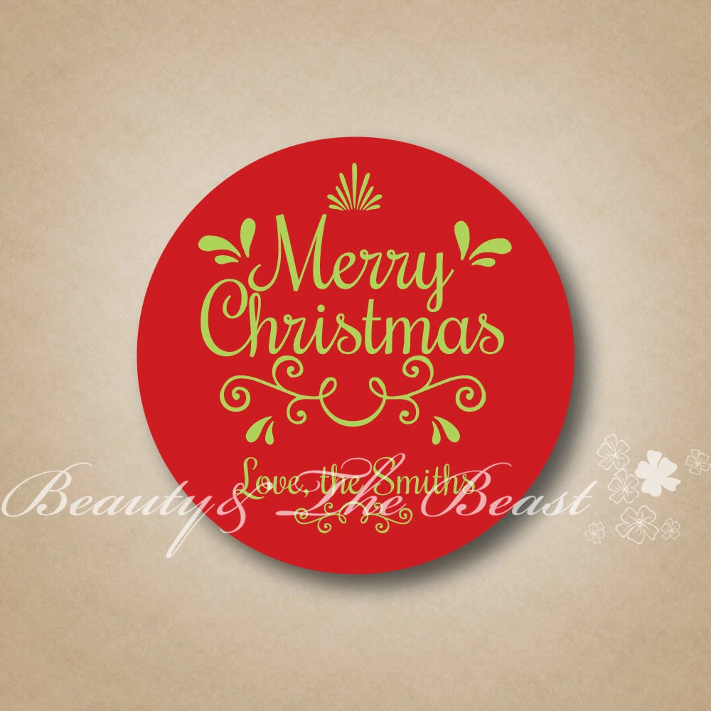 Personalized Holidays Candy Box Stickers Merry Christmas Tags Gift Labels For Christmas Cupcake Topper Christmas Decorations Red Label Label Stickers Stickerstag Tag Aliexpress