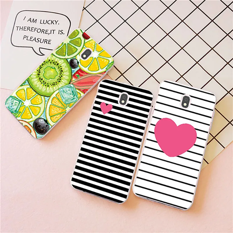 GerTong Silicone Painted Case For Samsung Galaxy S8 Plus S7 S6 Edge Plus A5 2017 A3 A7 2016 Cover Case Cartoon Animal Pet Cat