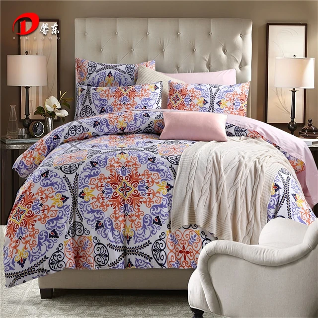 Luxury Satin Bed Linen Egyptian Cotton Bedding Set King Queen Size Luxury Satin Bed Linen Egyptian Cotton Bedding Set King Queen Size High Quality Reunion Fl