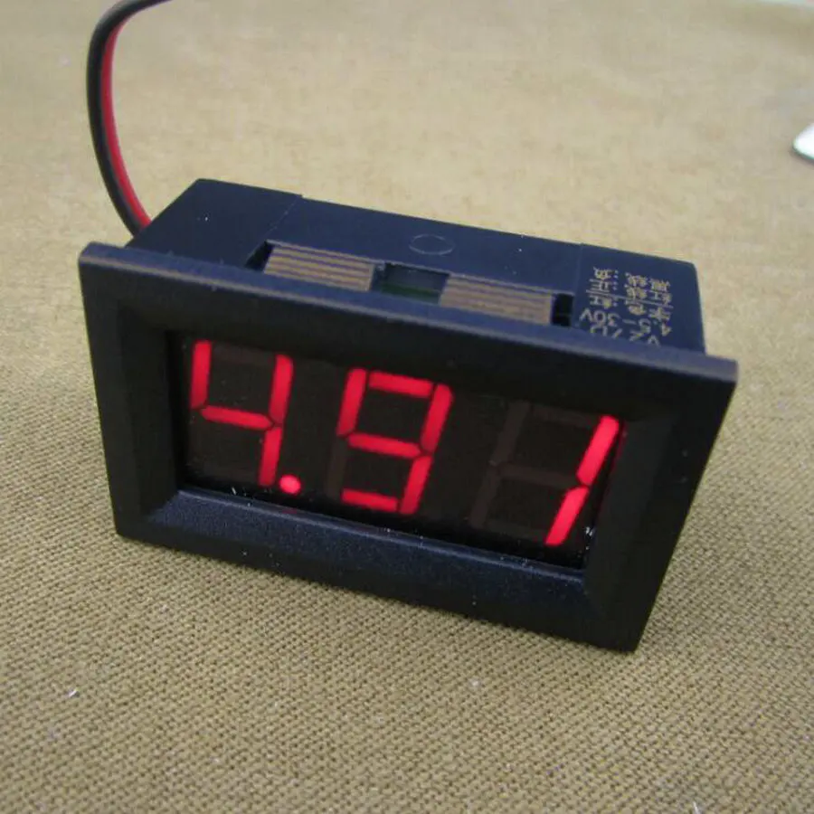 8 шт. вольтметр с ЖК дисплеем 0 56 дюйма 4 5 30 в|digital voltmeter|lcd dcled panel meter |