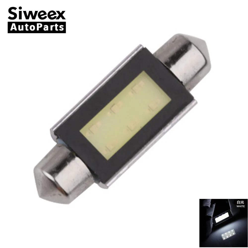 

1 PCS 31mm 36mm 39mm 41mm Dome Festoon COB LED Bulb Car Dome Light Auto Interior Map Roof Reading Lamp DC 12V White Color
