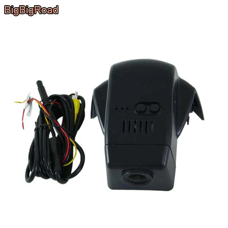 

BigBigRoad For volvo XC90 2015 Car Driving Video Recorder APP control Wifi DVR no damage to car dash camera black box
