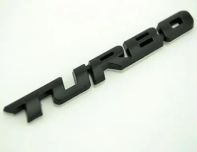 1 pcs Turbo Emblem Car Fender Side Stripe Boot Badge  car sticker for VW FIAT Car-styling