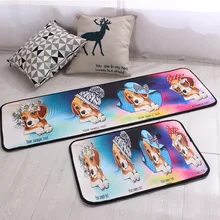 50x80 см и 50x120 см коврики для ванной комнаты с принтом милой собаки, кухонные коврики, коврики для дома, коврики для гостиной, Нескользящие коврики