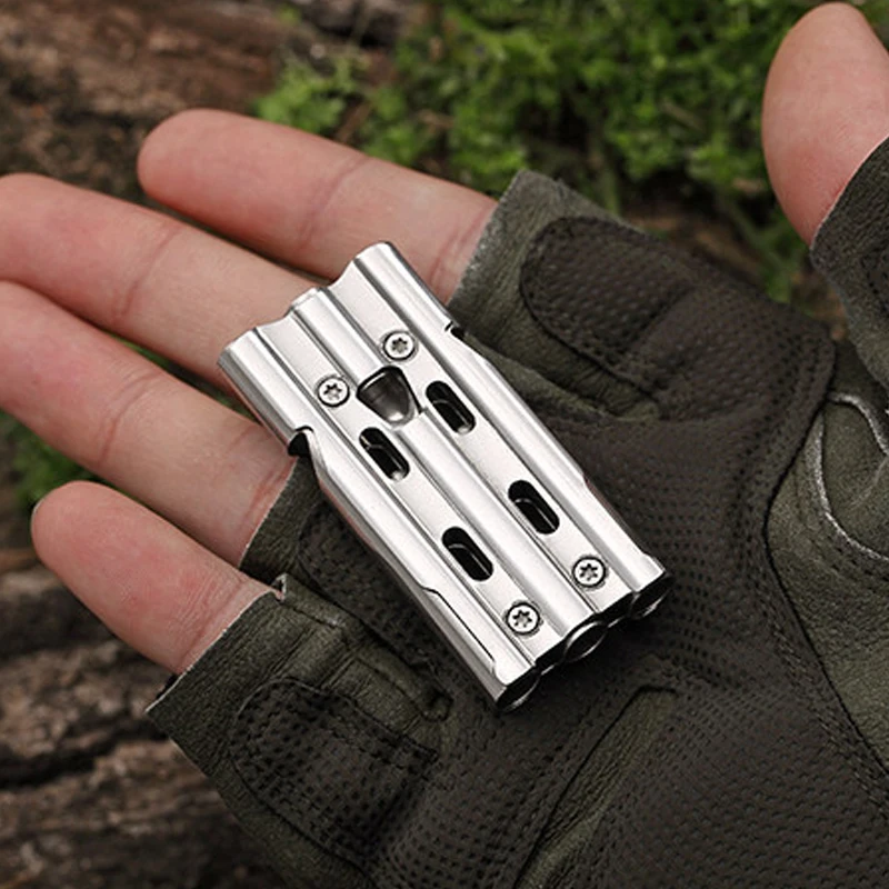 High Quality Three tubesHigh Decibel Food grade stainless steel Outdoor Emergency Survival Whistle Keychain Cheerleading High Quality Three tubesHigh Decibel Food grade stainless steel Outdoor Emergency Survival Whistle Keychain Cheerleading