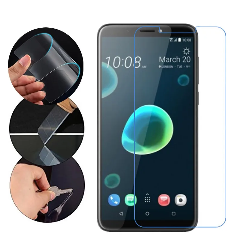 

2Pcs/lot Nano Explosion-proof Foil For HTC Desire 12 plus Screen Protector for htc desire 12 Not Glass Film