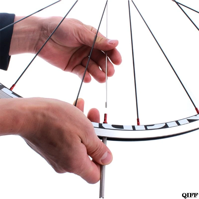 

Bicycle Spoke Cap Drill Stainless Steel Wheel Spokes Repair Tools Maintenance MTB Bike Fixed Gear Puncher Non-slip APR28