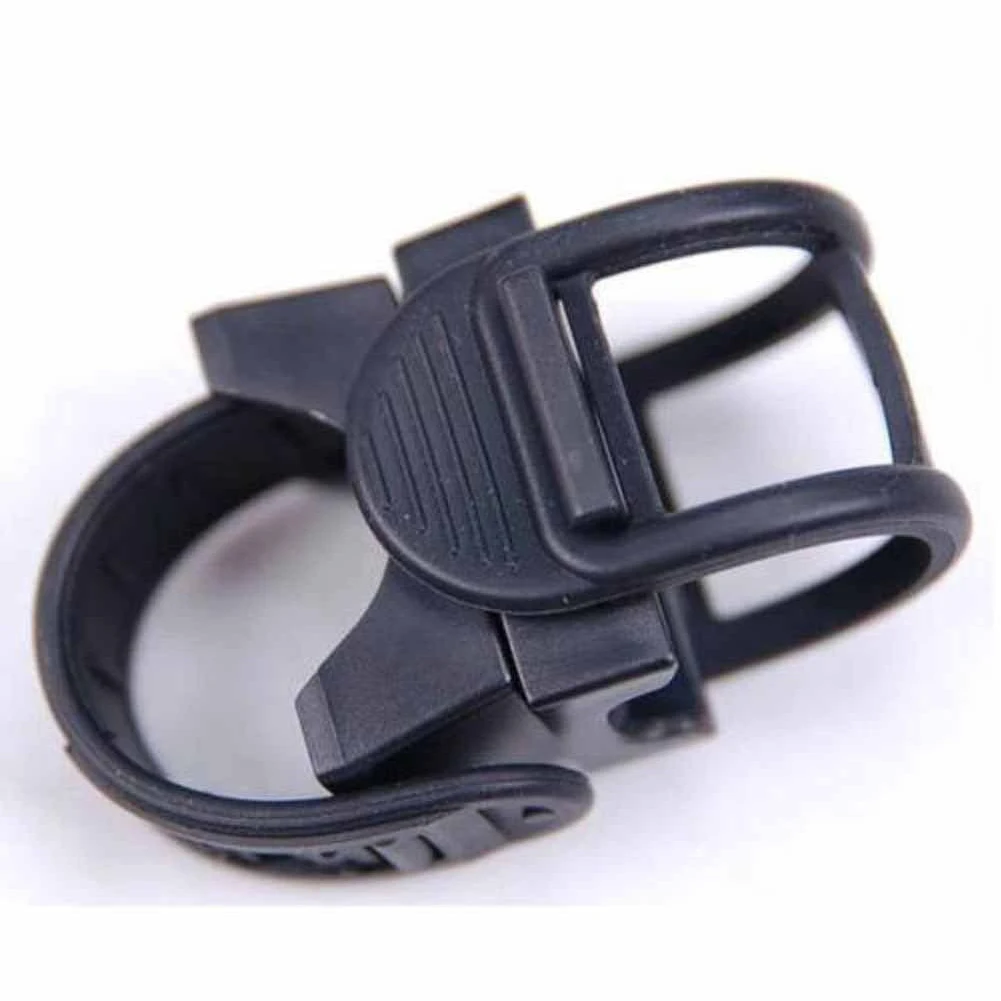 Top New Adjustable Belt 360 Degree Rotation Universal Bicycle light Holder Flashlight Rack  Bike Light Mount Bracket Clip 5