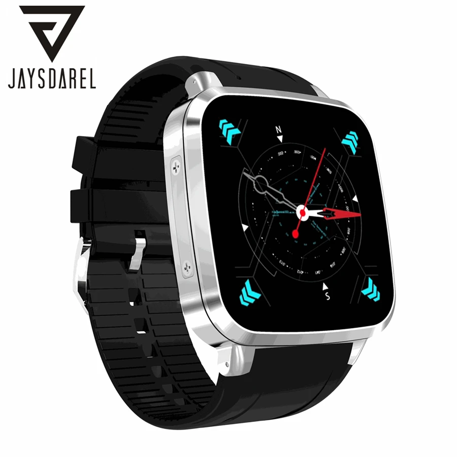 

JAYSDAREL N8 Android 5.1 Smart Watch Phone SIM Card Heart Rate Monitor 8GB ROM GPS Wi-Fi Smart Wristwatch for Android iOS
