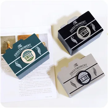 

1pcs Qing Wei Fang Stationery TR-D226012 Camera Wooden Box Storage Box 13157