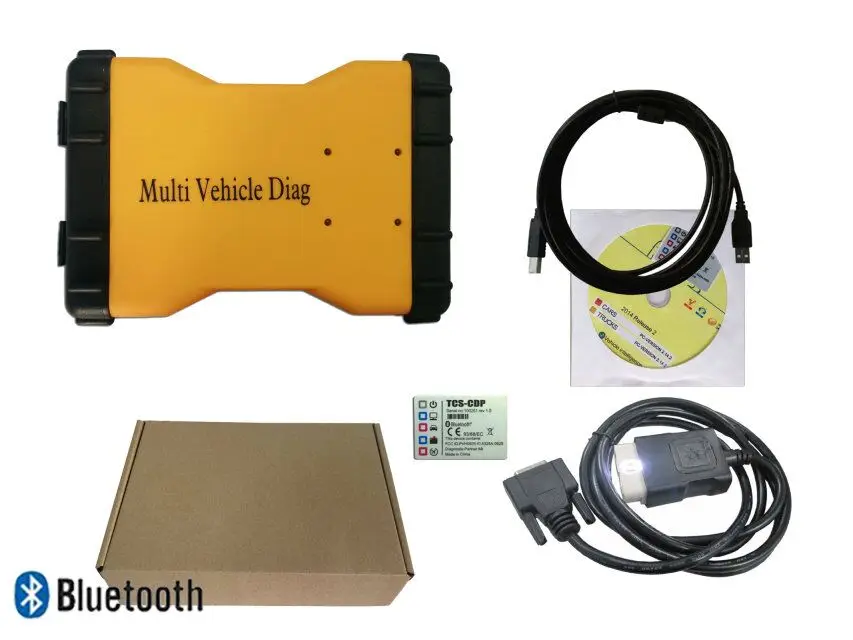 

HOT! new Bluetooth 2015.2 R2 Multi Vehicle Diag MVDIAG multidiag WOW VD TCS CDP PRO plus Auto Scanner car/truck diagnostic tool