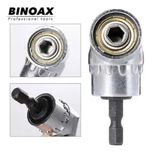 BINOAX 105 градусов 1/" Электрический шестигранный сверло Регулируемый шестигранный бит угловая Отвертка Гнездо адаптер держателя инструменты