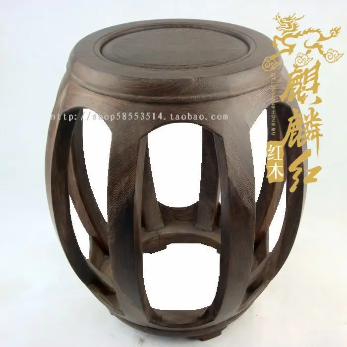 

Kylin rosewood crafts wooden stool large drum stool 34 high 45 high 20152015 new the Qixi Festival