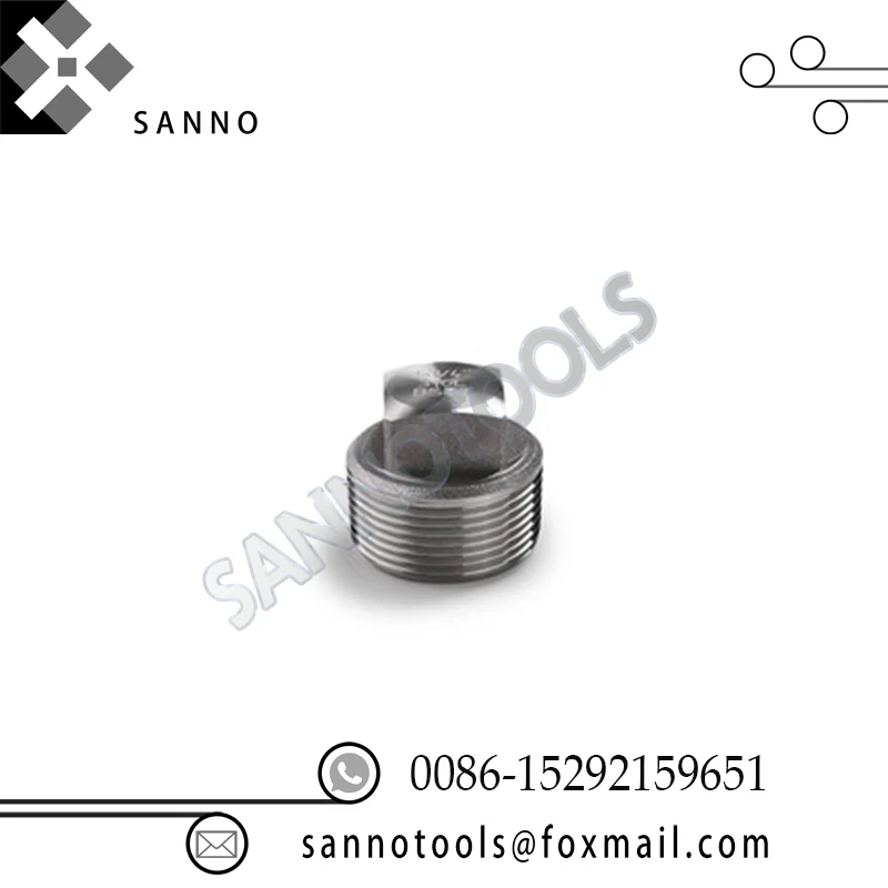 Stainless steel threaded pipe fittings square plug NPT 1-4, NPT 3-8, NPT 1-2, NPT 3-4 water pipe tube threaded square head plug (2)