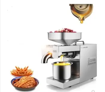 

220V/110V Heat and Cold home oil press machine pinenut, cocoa soy bean olive oil press machine high oil extraction rate