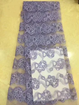 

2019 Latest African Tulle Lace Fabric High Quality African lace material For Nigerian Women