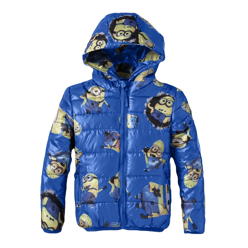 Minion Jacket 2018 Kids Jacket For Boy Baby Clothes Winter Down Coat