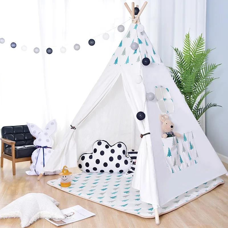 

Children's tent play house indoor baby toy house Indian girl princess room ins tent for baby gifts