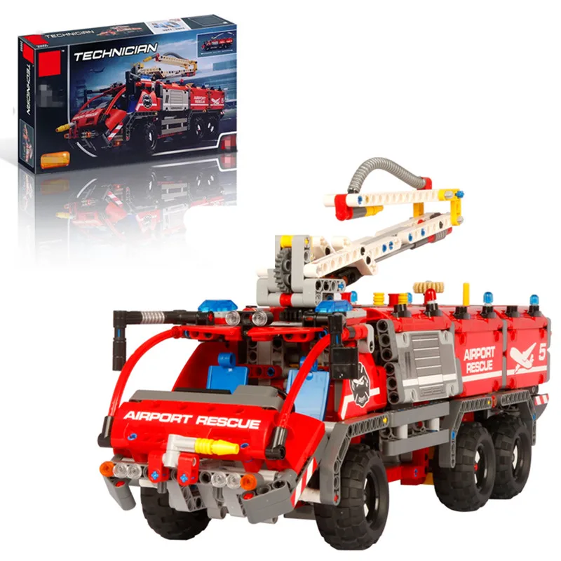 Model Building Blocks kits toys City Rescue Vehicle compatible with legoing Technic Series Educational toys hobbies for children Model Building Blocks kits toys City Rescue Vehicle compatible with legoing Technic Series Educational toys hobbies for children