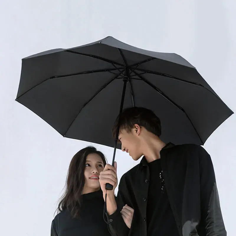 Online Xiaomi Original Mijia plegable automático sol lluvia paraguas Parasol aluminio a prueba de viento impermeable UV 50 + Parasol hombre mujer