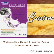 70 шт./лот) деревянная мебель в антикварном стиле водная горка переводная бумага струйная