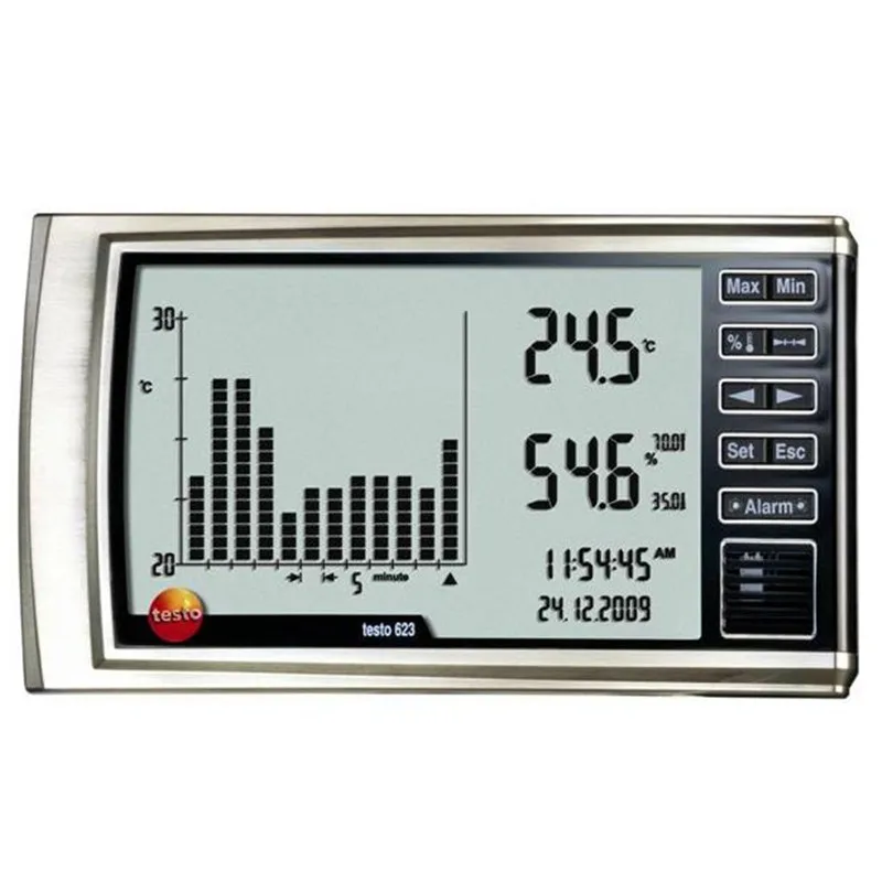 

Testo 623 (0560 6230) Hygrometer, Histogram for historical readings !!NEW!!