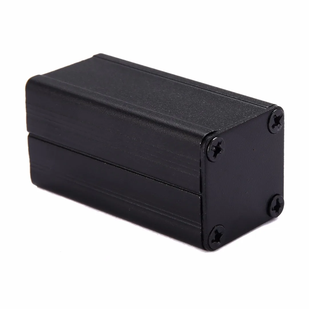 Black Aluminum Enclosure Case DIY Extruded Electronic Project Box 50x25x25mm Mayitr For Power Supply Units