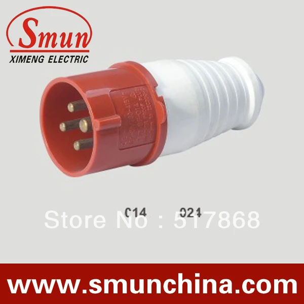 

32A 3p+e 380-415v industrial plug with CE ROHS 1 year warranty european type