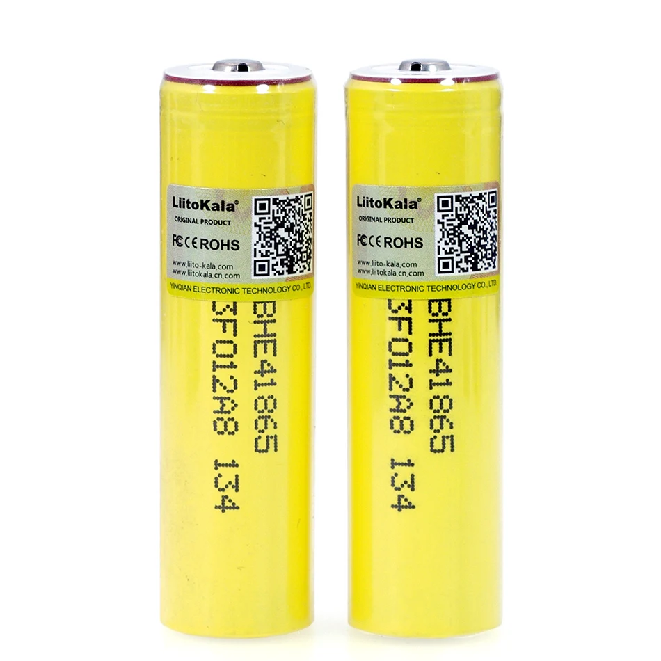 1-12 шт Liitokala HE4 2500mAh литий-ионный аккумулятор 18650 3,7 V мощность аккумуляторные батареи Макс 20A, 35A+ DIY точечный колпак