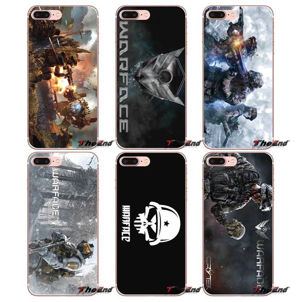 Силиконовый чехол для iPhone X 4 4S 5 5S 5C SE 6 6S 7 8 Plus Samsung Galaxy J1 J3 J5 J7 A3 A5 2016 2017 Warface с низким