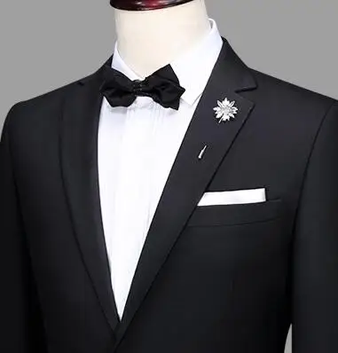 2020 New Wedding Suits For Men Notched lapel 3 Pieces Set Two buttons Groom Prom Suits Costume Homme Mariage Terno Masculino