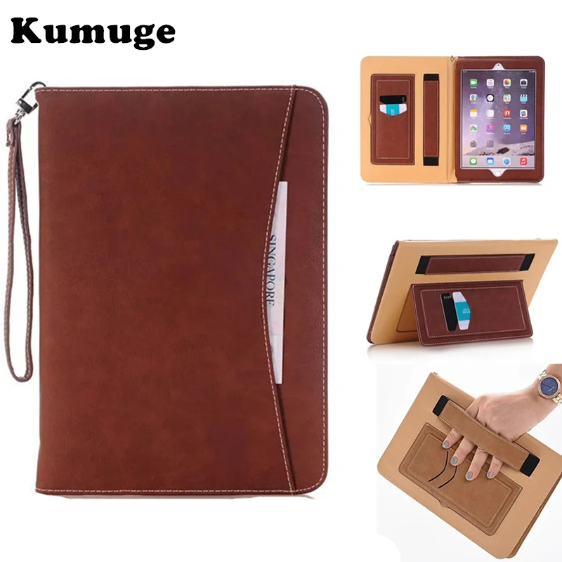 

Luxury Leather Tablet Case for iPad Mini 123 Retro Briefcase Hand Belt Holder Stand Flip Cover for iPad Mini4 Fundas Coque Capa