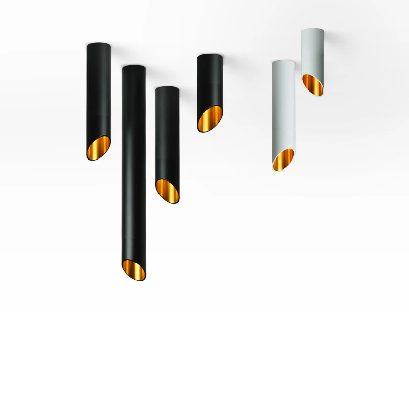 

New White Black 10w 12w Led Downlights Surface Mounted Downlight Led Lighting Ceiling Lights+ Ac110/220v Driver