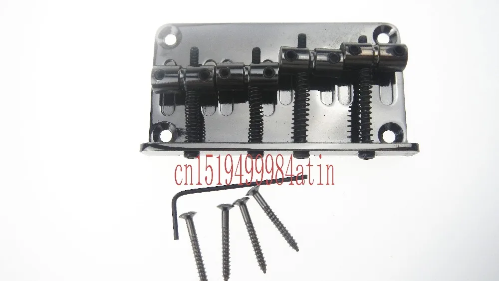 4 String Electric Bass Bridge for Guitar Accessories Parts Black @18 | Спорт и развлечения
