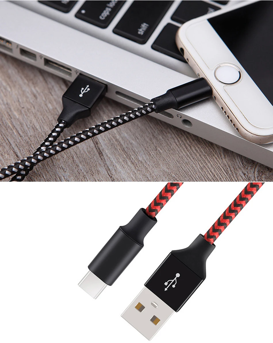 NOHON Nylon Charger Cable Quick Charging For iPhone X 10 8 7 6 5 Plus For iPad Mini IOS 9 10 11 Phone Lighting Charge Cables 1M (16)