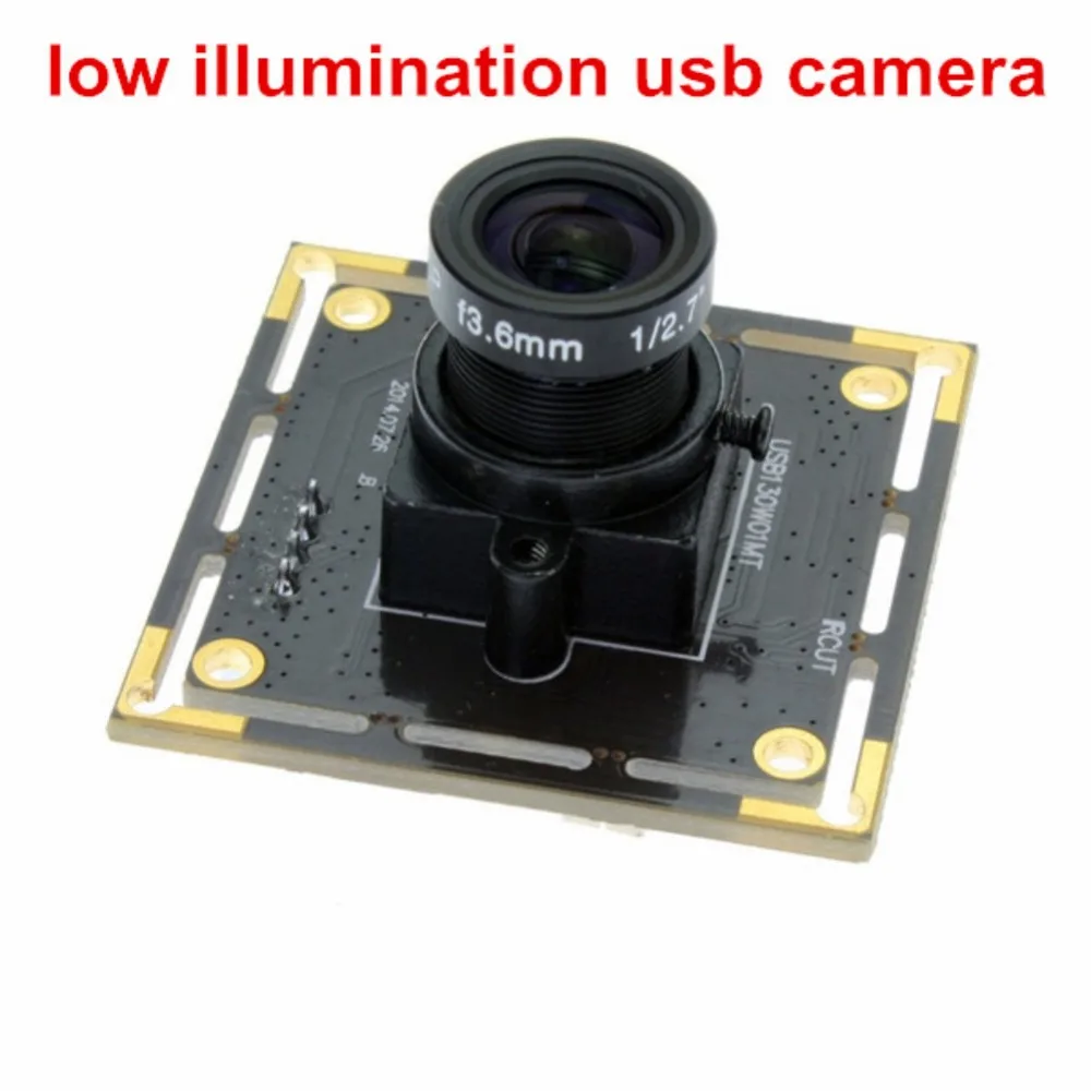 ELP 1 3 mp 960p HD Cmos AR0130 плата Низкое освещение мини 6 мм объектив 5 В Usb камера