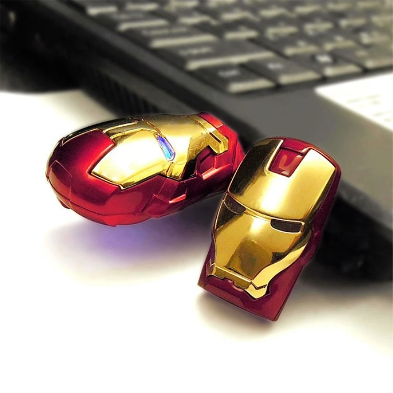 Usb флешка J boxing 64 ГБ светодиодная карта памяти Iron Man USB 2 0 хранилище большого пальца