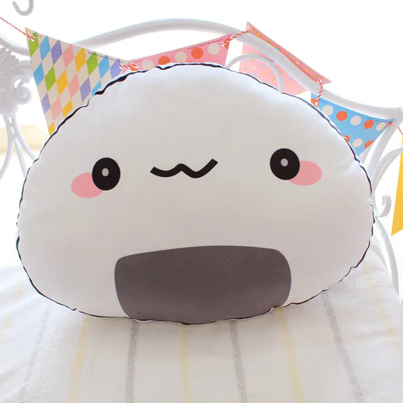 1 шт. 45 см * 40 Kawaii лосось подушка в виде суши плюша риса и овощей рулон Подушка