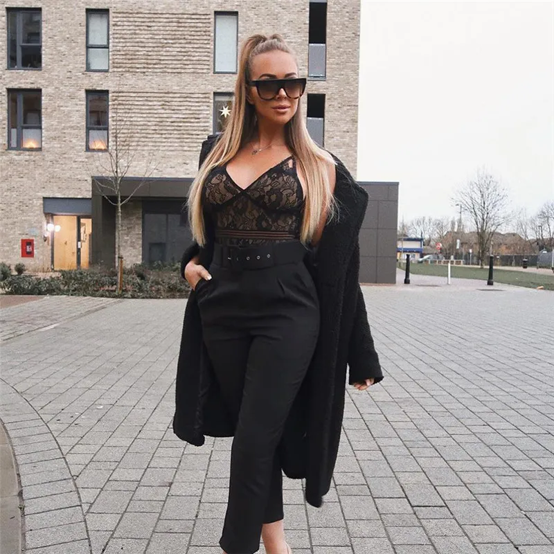 Cryptographic Sexy V-Neck Strappy Lace Bodysuit Splice Bodies Ladies Jumpsuit Summer Hollow Out One Piece Bodysuits Streetwear Cryptographic Sexy V-Neck Strappy Lace Bodysuit Splice Bodies Ladies Jumpsuit Summer Hollow Out One Piece Bodysuits Streetwear