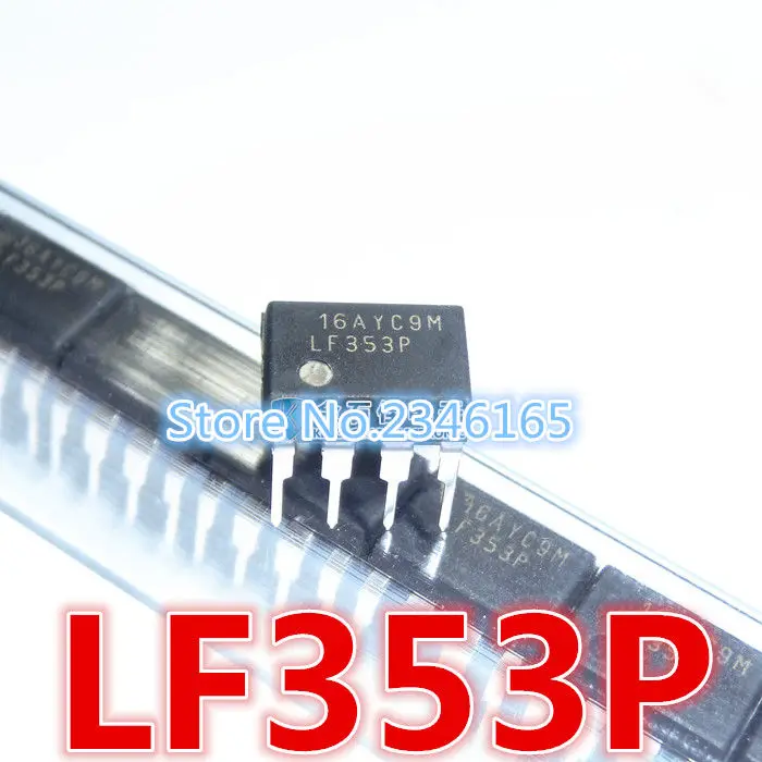 

10PCS LF353P DIP8 LF353N DIP-8 TI JFET-INPUT DUAL OPERATIONAL AMPLIFIER LF353 DIP