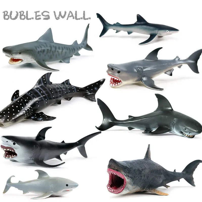 

Sea Life Marine Animals Shark Megalodon Model Action Figure PVC Ocean Animal Educational Learning Toy For Kid Gift