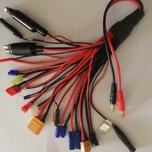 20 в 1 Многофункциональный Lipo Батарея Зарядное устройство адаптер кабель Разъемы с вилками типа «банан», для того, чтобы TRX Дин XT60 90 JST TRX EC5 EC3 EC2 Tamiya RC JR