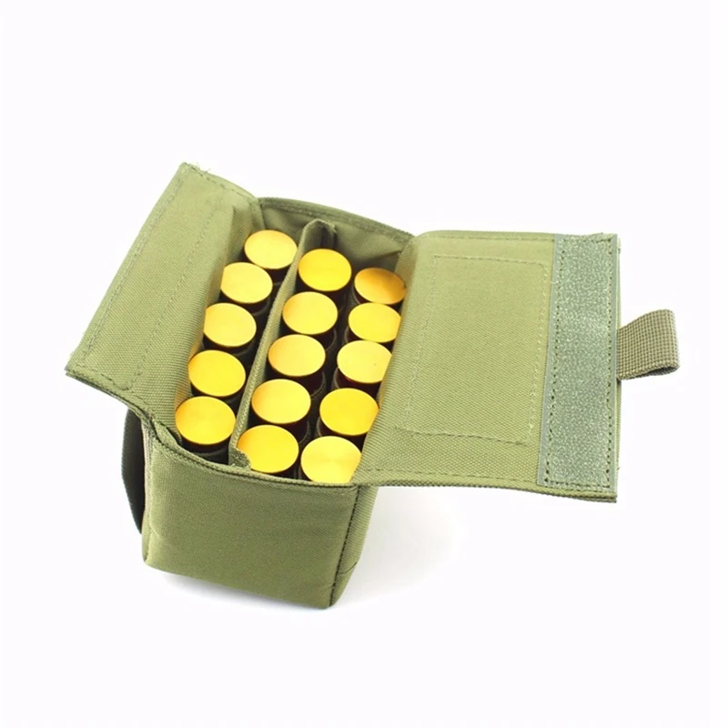 Тактический 15 круглый держатель для перегрузки Molle Чехол для 12 калибра/20 г журнал патронная сумка для боеприпасов круглый патронный Держатель
