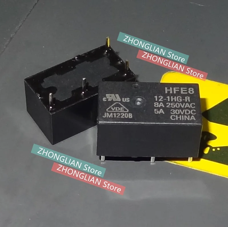 10 шт./лот магнитное фиксирующее реле HFE8 12 1HG R 8A 250VAC|latching relay|magnetic latching relayrelay |