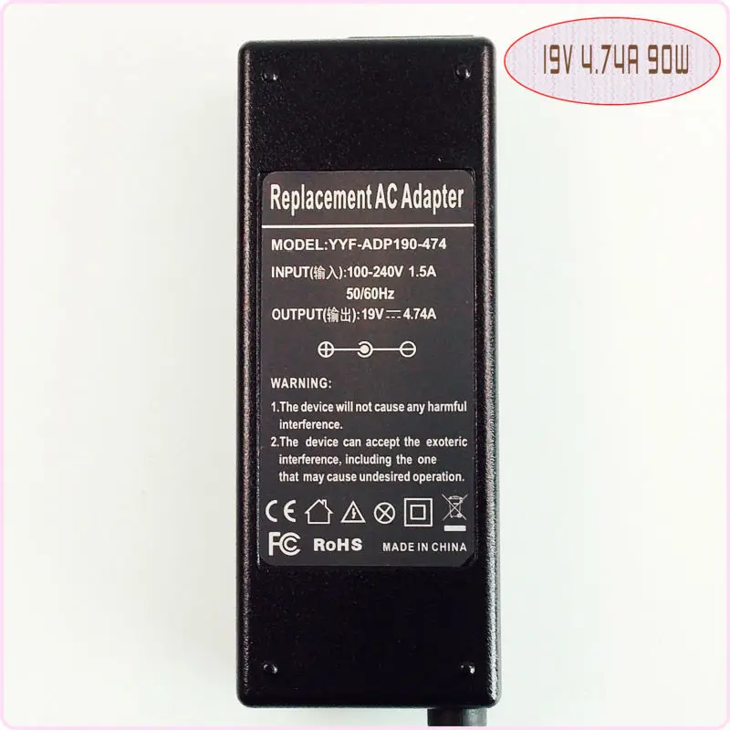 Для samsung R520 R522 R523 R530 R538 R540 R580 R730 R780 ноутбук Нетбуки адаптер переменного тока Питание Зарядное устройство 19 V 4.74A