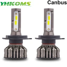 YHKOMS H4 Canbus HA CONDOTTO il Mini Proiettore H7 H1 H8 H9 H11 9005 HB3 9006 HB4 Nessun Errore Canbus HA CONDOTTO La Luce lampadina 50 w 8000LM 6500 k Della Lampada Della Nebbia
