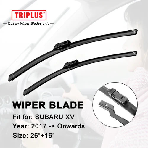 Wiper Blade for SUBARU XV (2017 Onwards) 1set 26"+16", Car Flat Aero